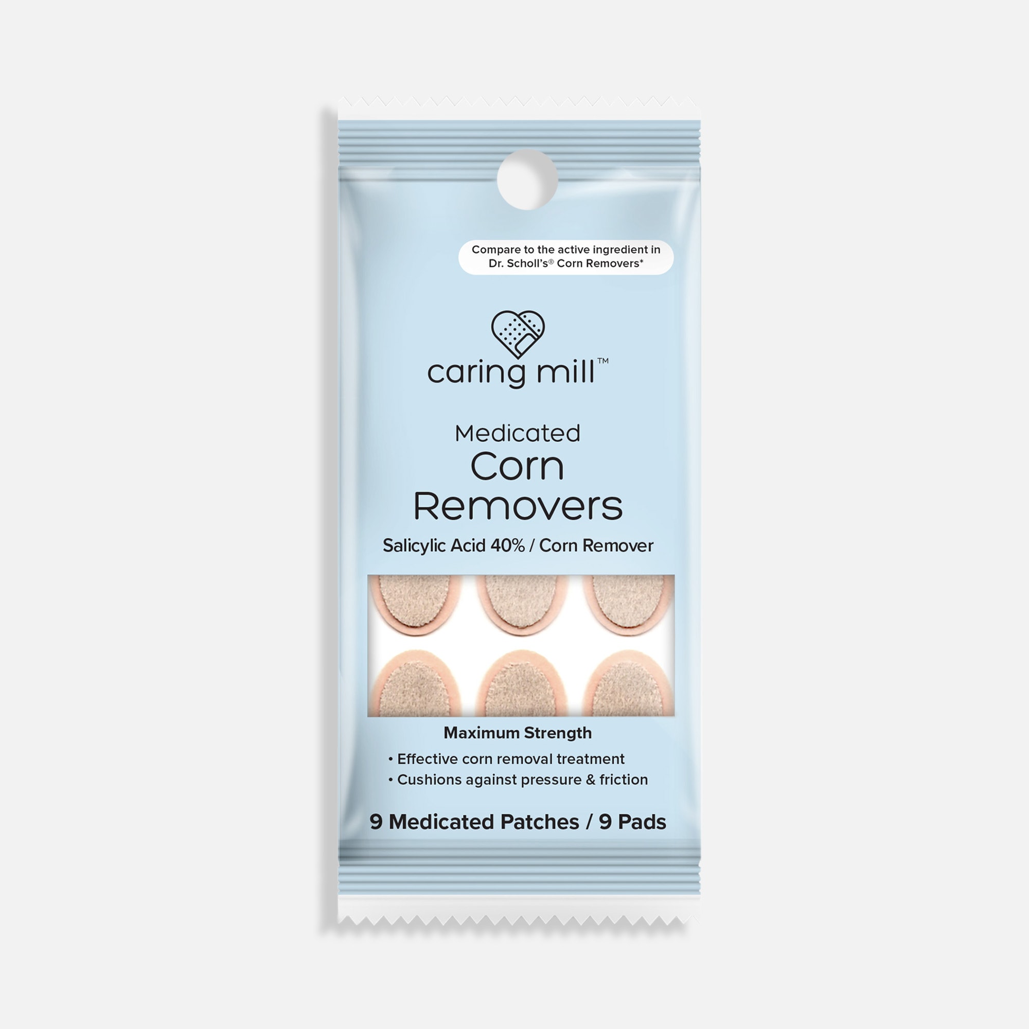 Caring Mill™ Medicated Corn Removers, 9 ct