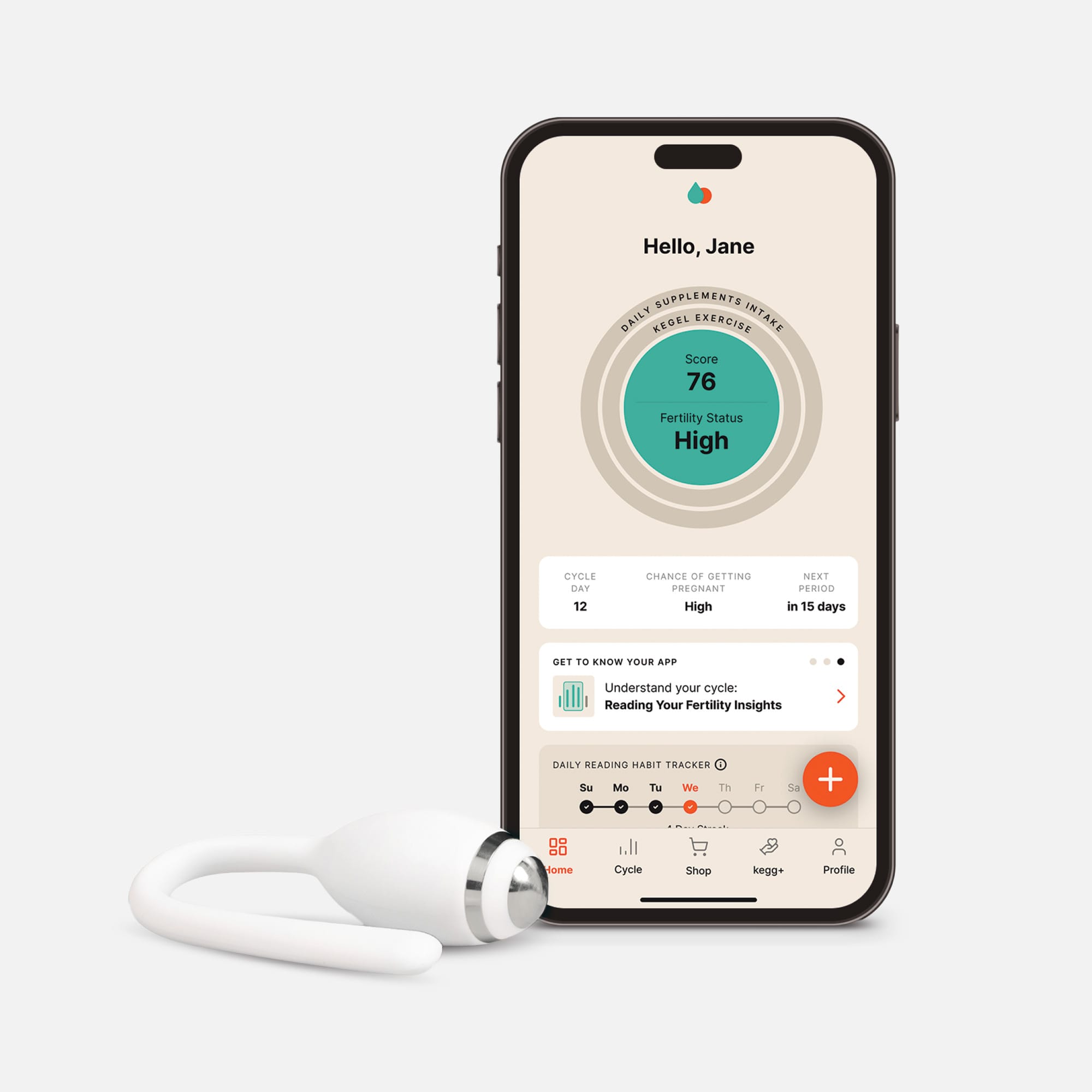 keggᵀᴹ Fertility Tracker and Kegel Ball