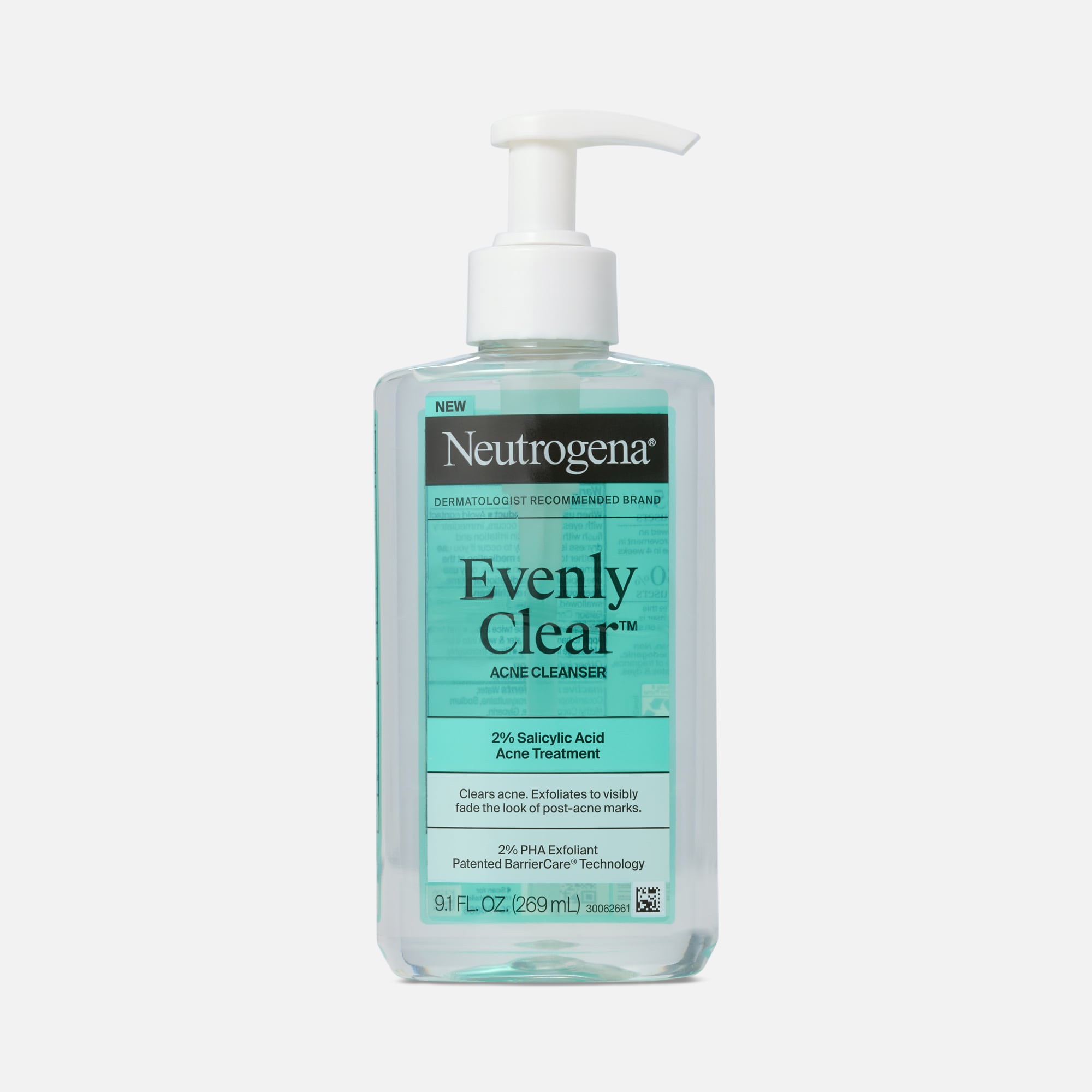 Neutrogena® Evenly Clear™ Acne Cleanser, 9.1 fl. oz.