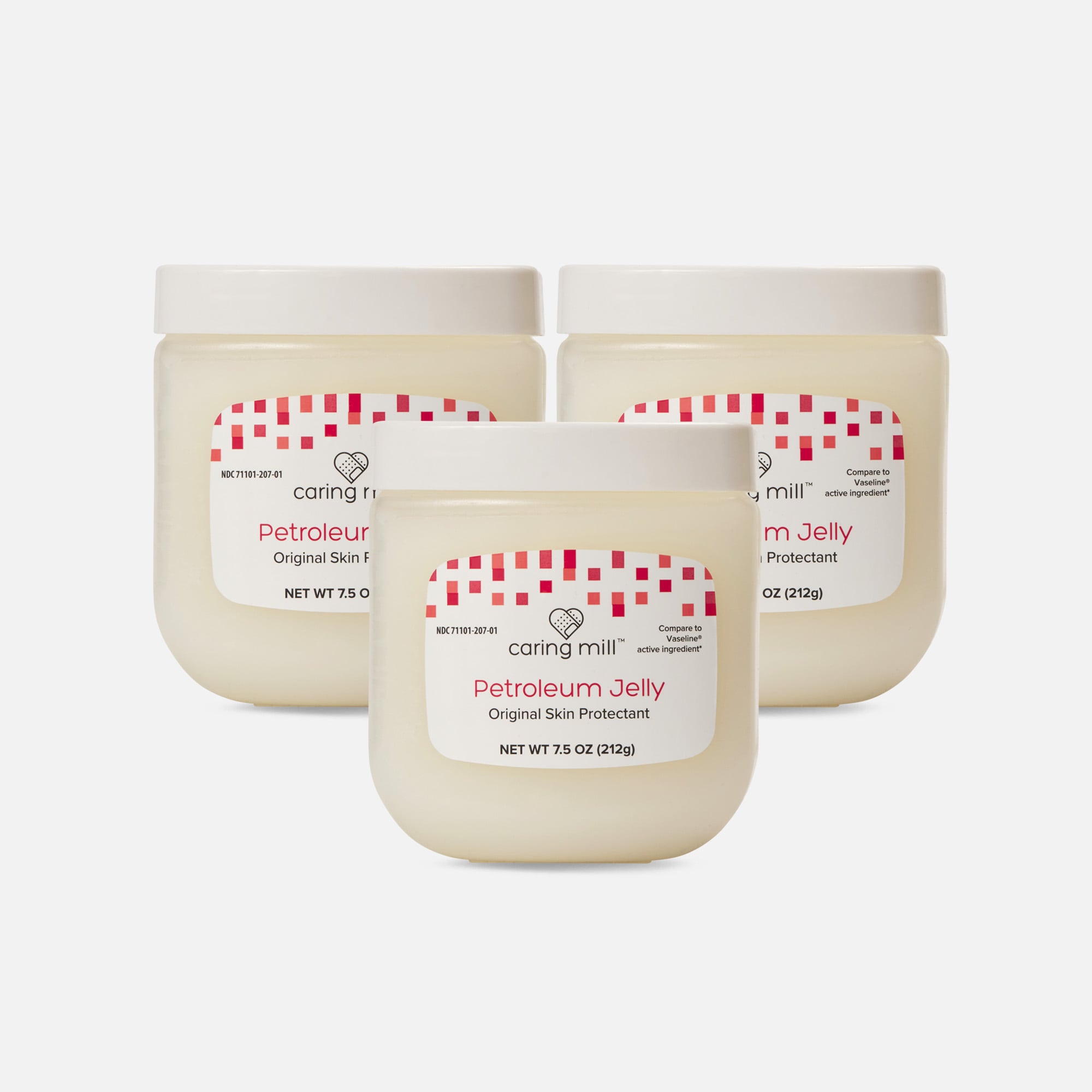 Caring Mill™ Petroleum Jelly Skin Protectant, 7.5 oz. (3-Pack)