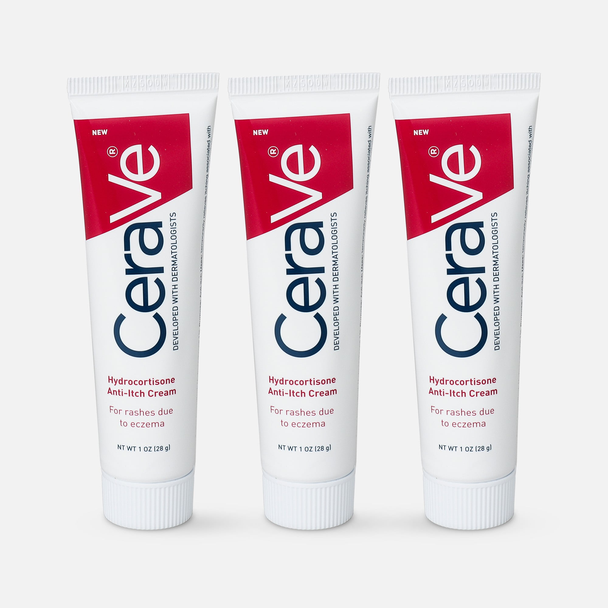 CeraVe 1% Hydrocortisone Cream, 1 oz. (3-Pack)