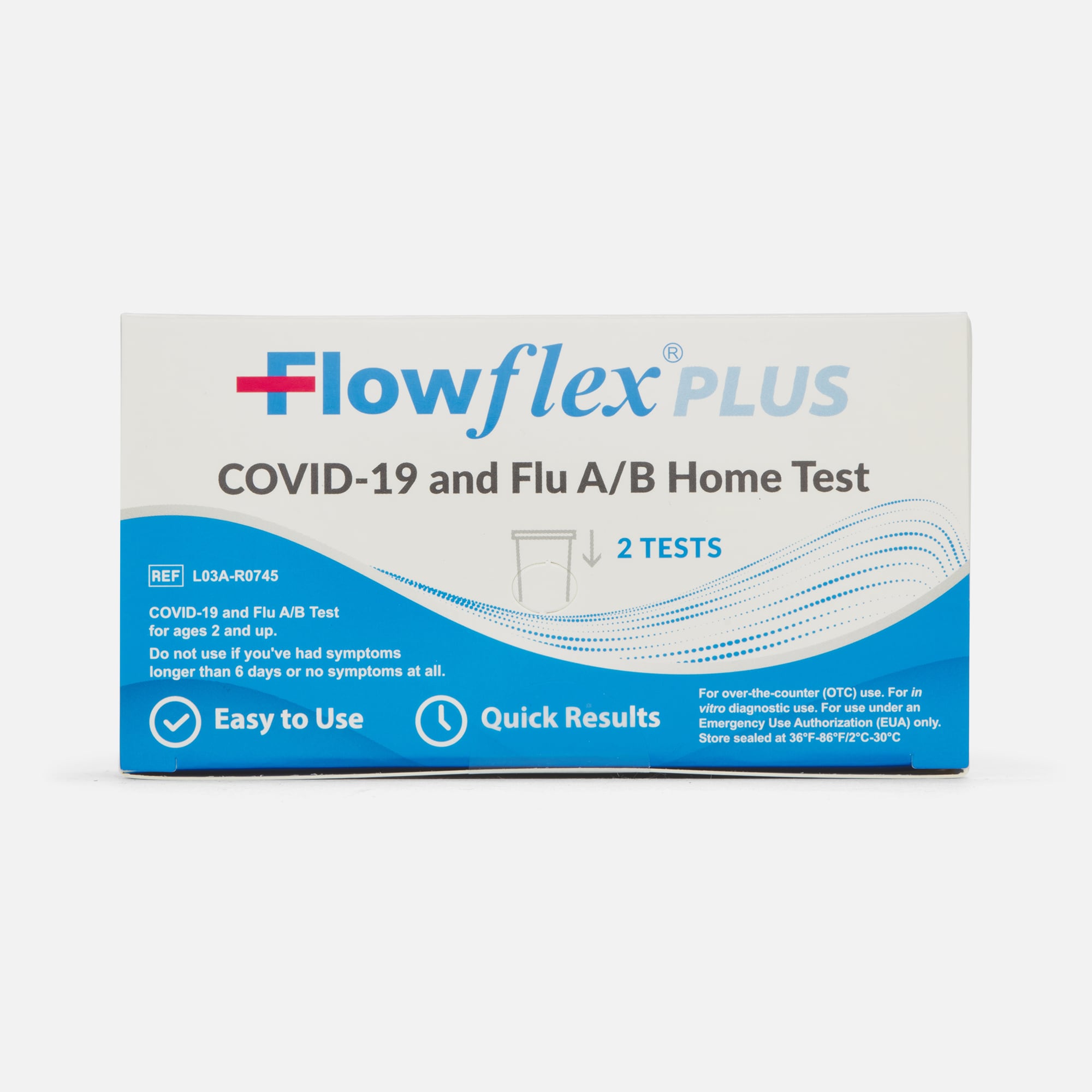 Flowflex COVID-19 & Flu A/B Home Test, 2 ct.