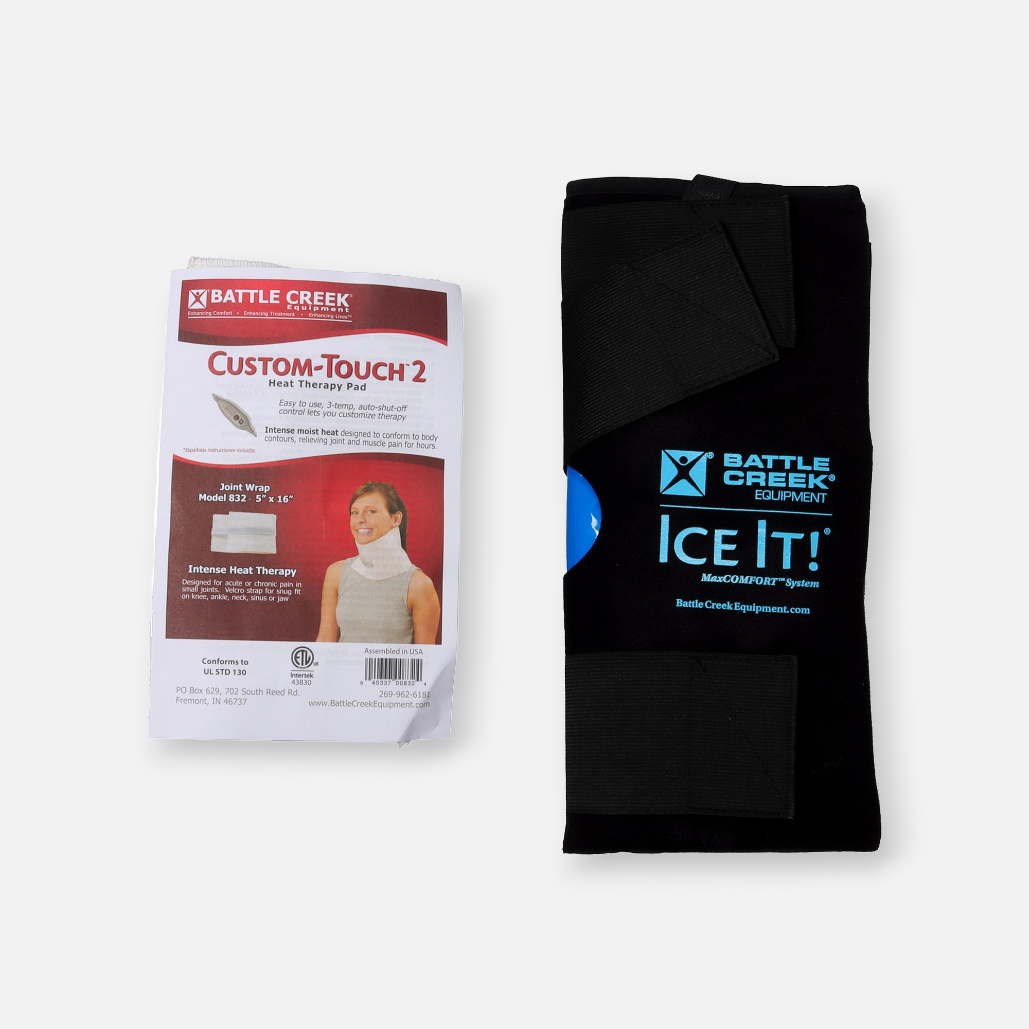 Battle Creek Knee Pain Kit 2.0 with Electric Moist Heat and Cold Therapy