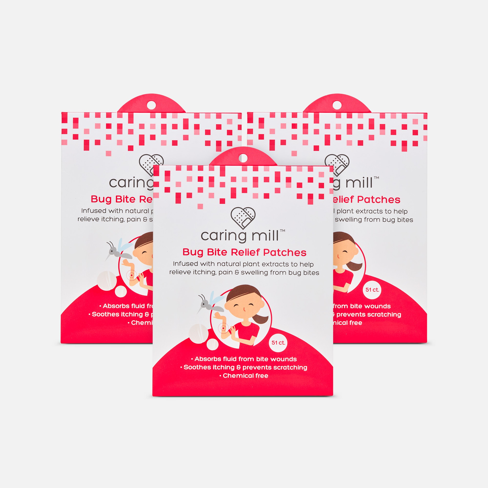 Caring Mill™ Bug Bite Relief Patches, 51 ct. (3-Pack)