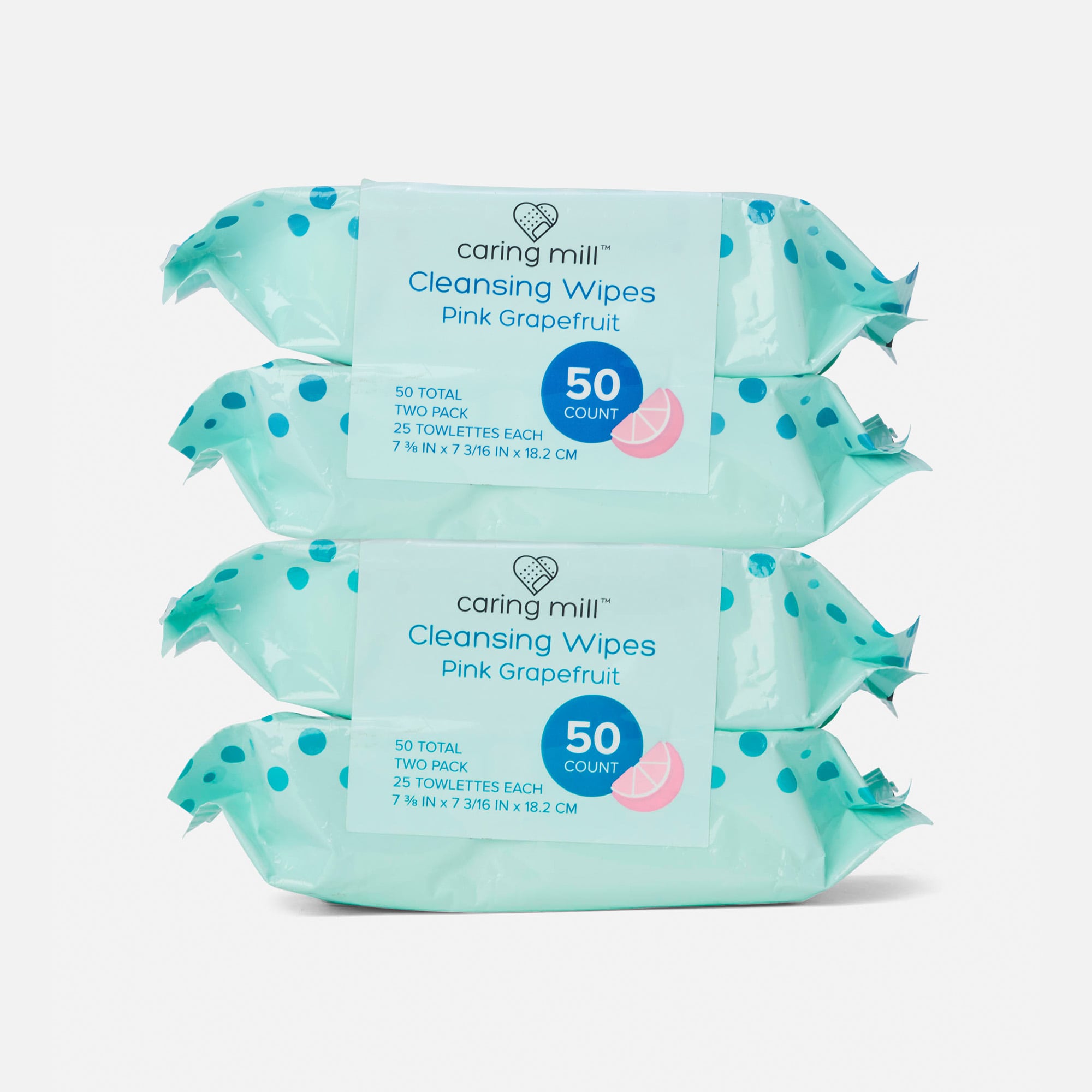 Caring Mill™ Acne Treatment Facial Cleansing Wipes 25 ct. (4-Pack)