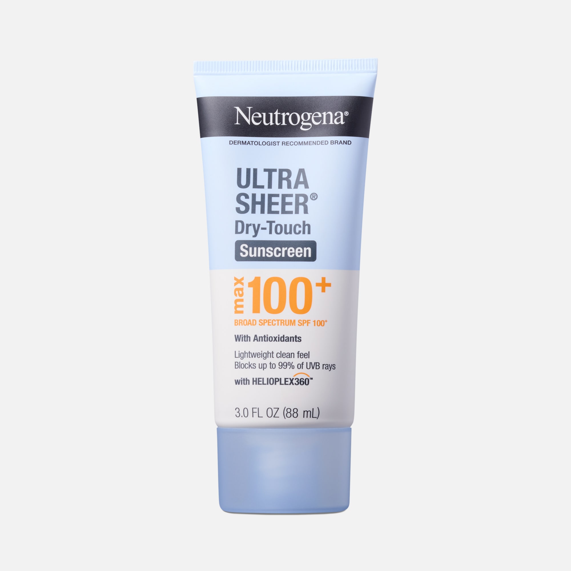 Neutrogena Ultra Sheer Dry-Touch Sunscreen Max SPF 100+, 3 oz. Tube
