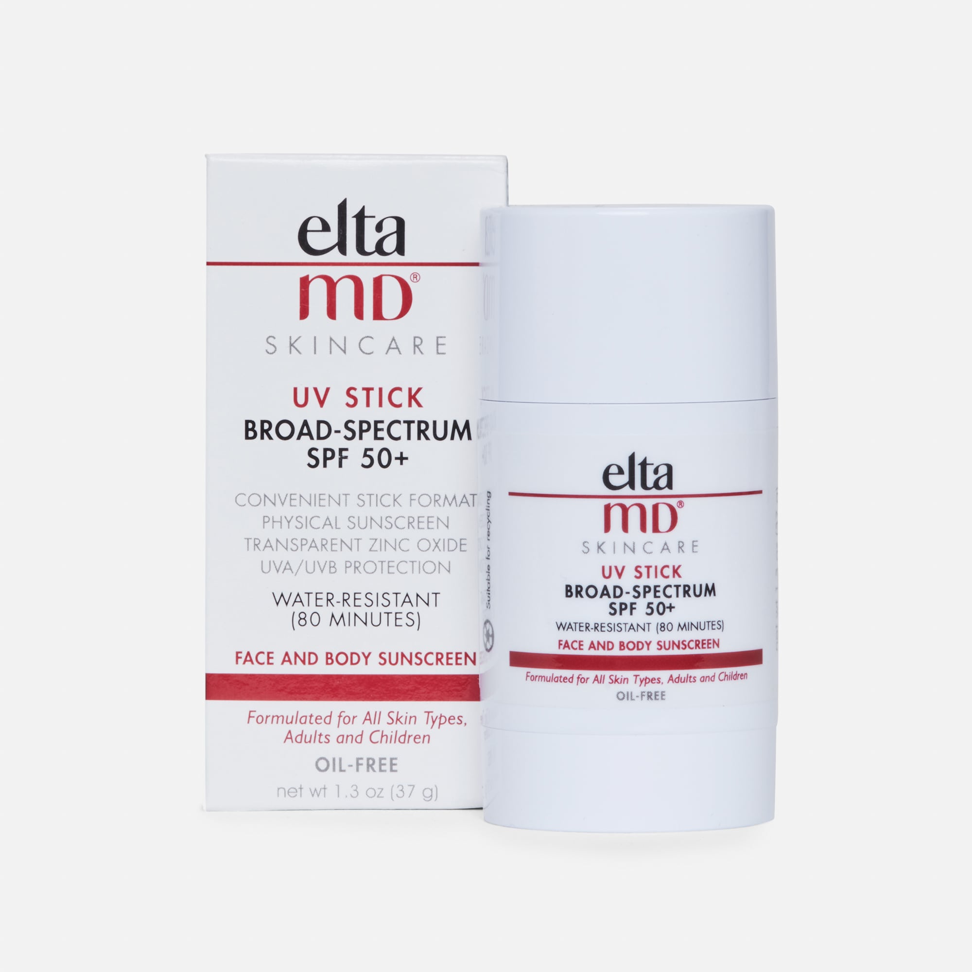 EltaMD UV Stick Broad-Spectrum Mineral Face & Body Sunscreen, SPF 50+, 1.3 oz.