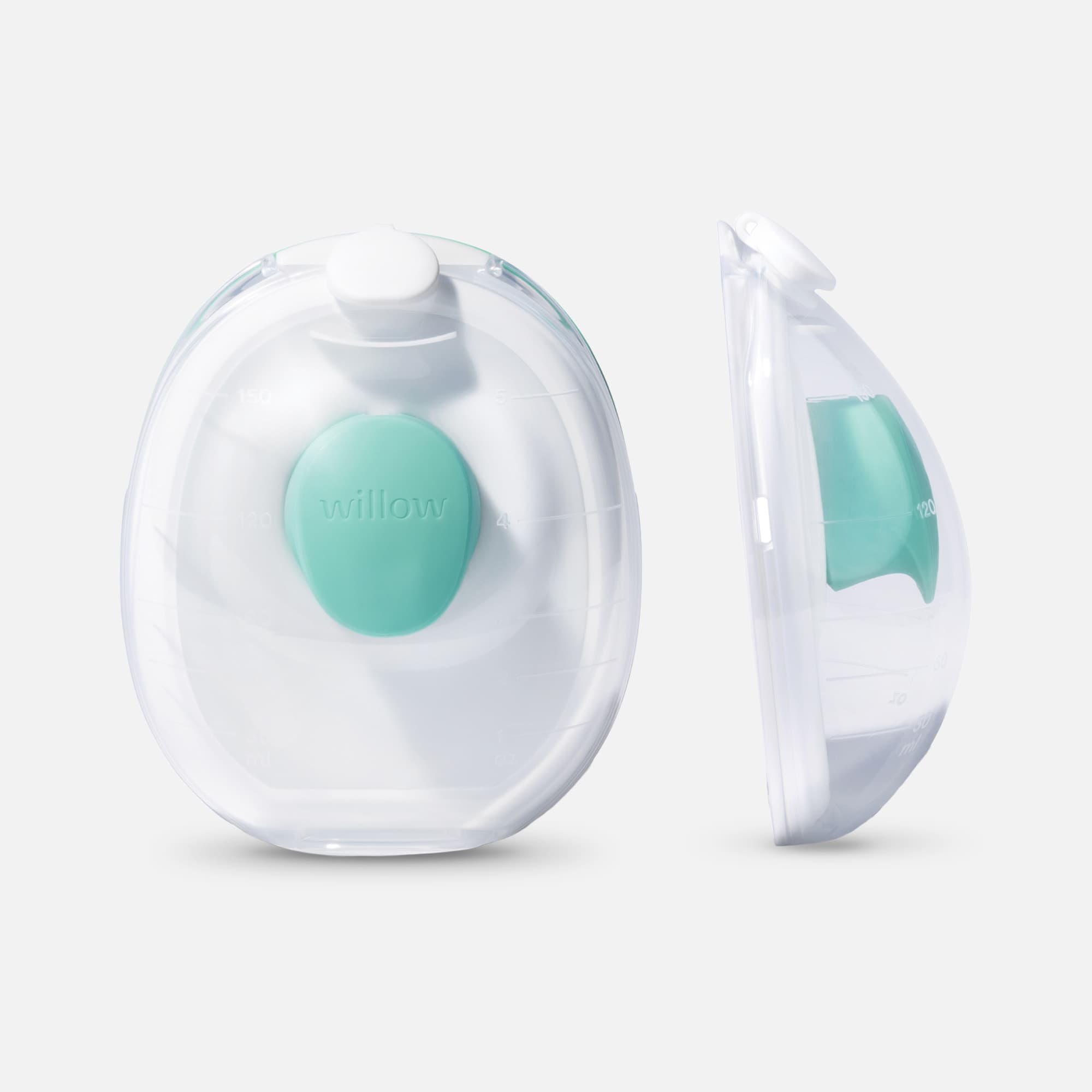 Willow Go Splashguard Breast Milk Container Set, 7-oz. Capacity (2-Pack)