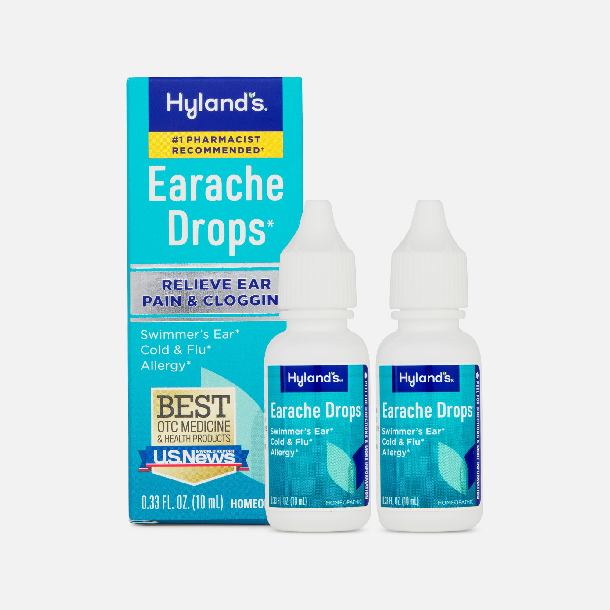 Hyland’s Earache Drops, 0.33 fl oz. (2-Pack)