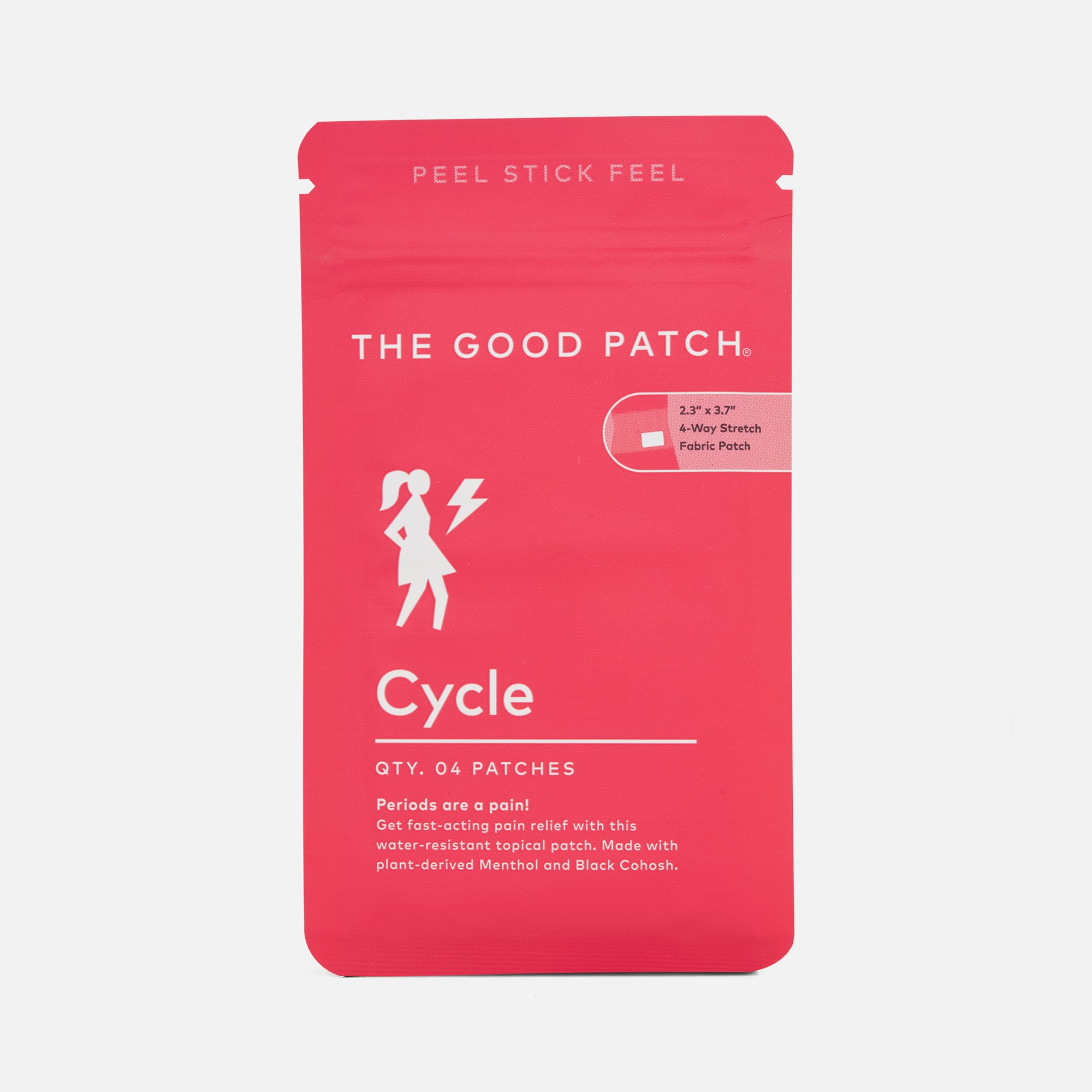 The Good Patch® Cycle - Pain Patch,  4 ct.