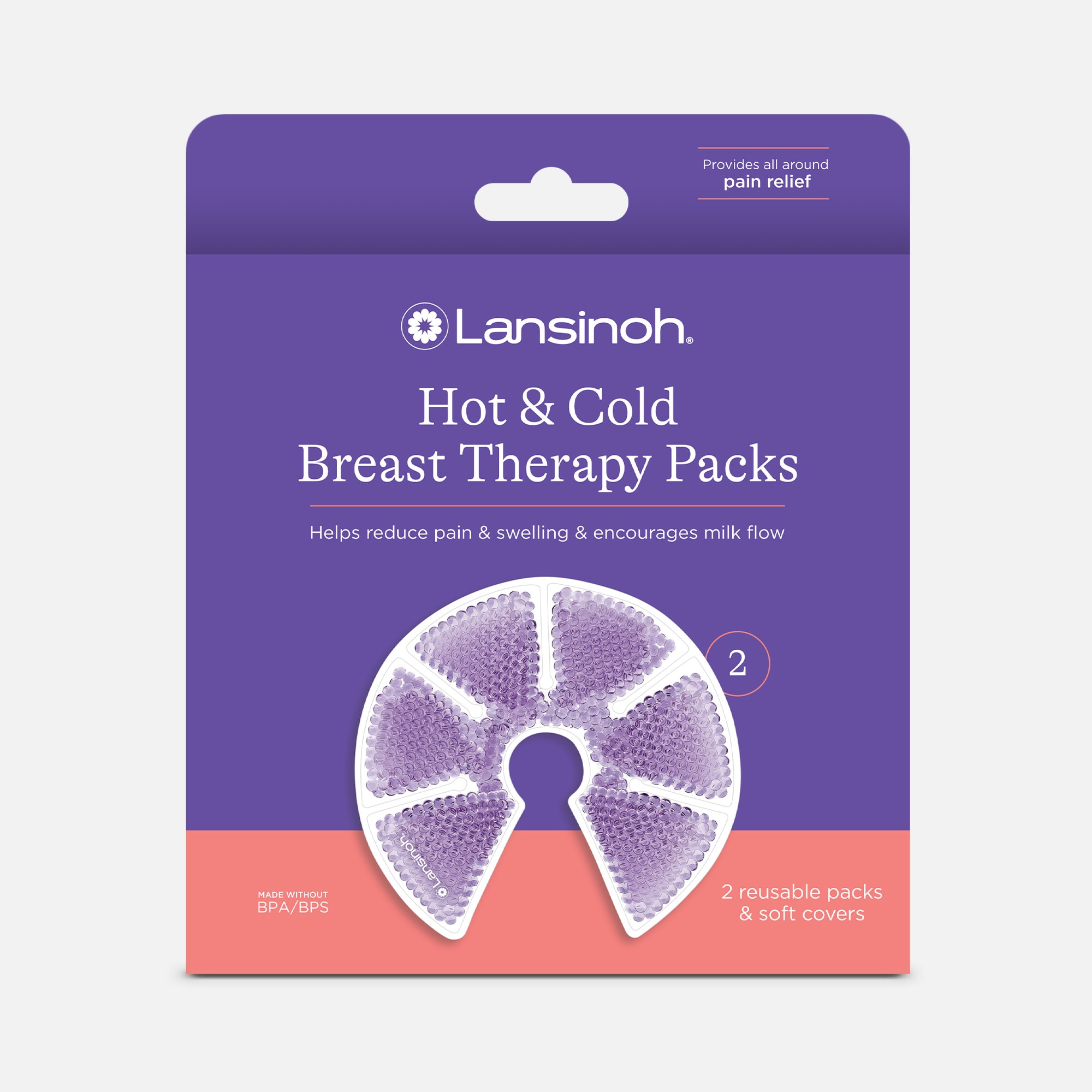 Lansinoh TheraPearl 3-in-1 Hot or Cold Breast Therapy