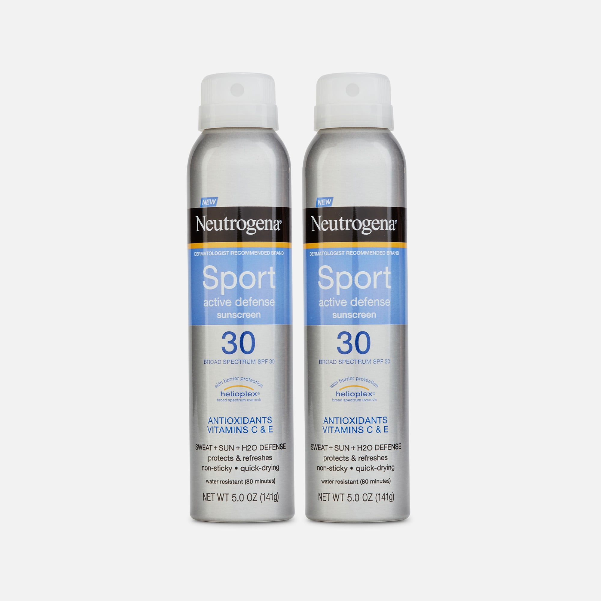 Neutrogena Sport Body Spray, SPF 30, 5 oz. (2-Pack)