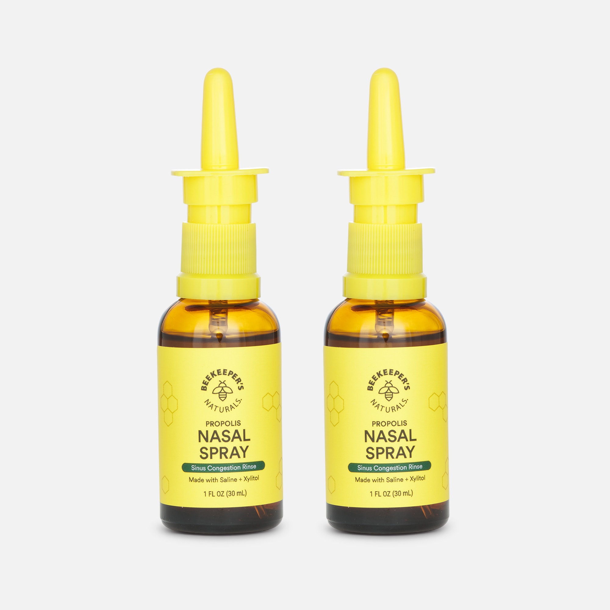 Beekeeper's Naturals Propolis Nasal Spray, 1 fl oz. (2-Pack)