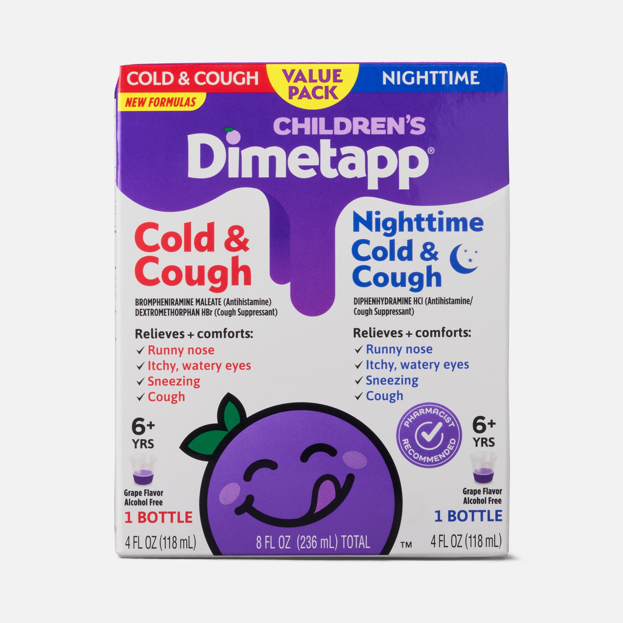 Children's Dimetapp Cold & Cough Daytime + Nighttime Combo Pack, 4 oz.