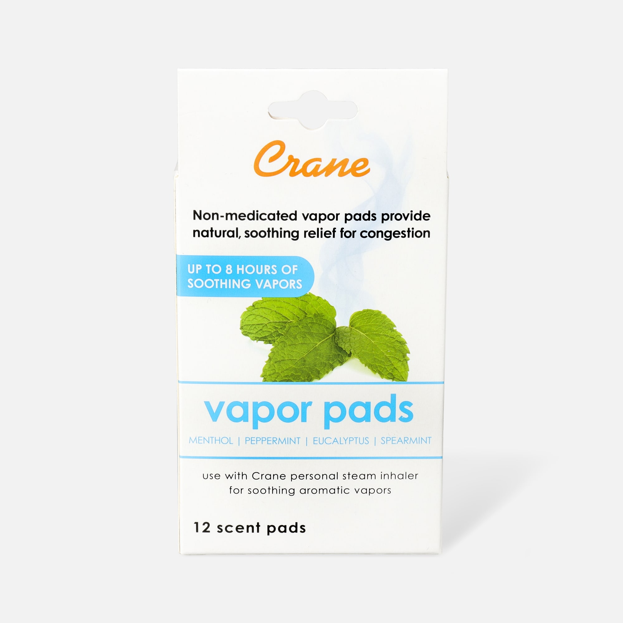 Crane Vapor Pads, Calm and Sleep, Large, 12 ct.