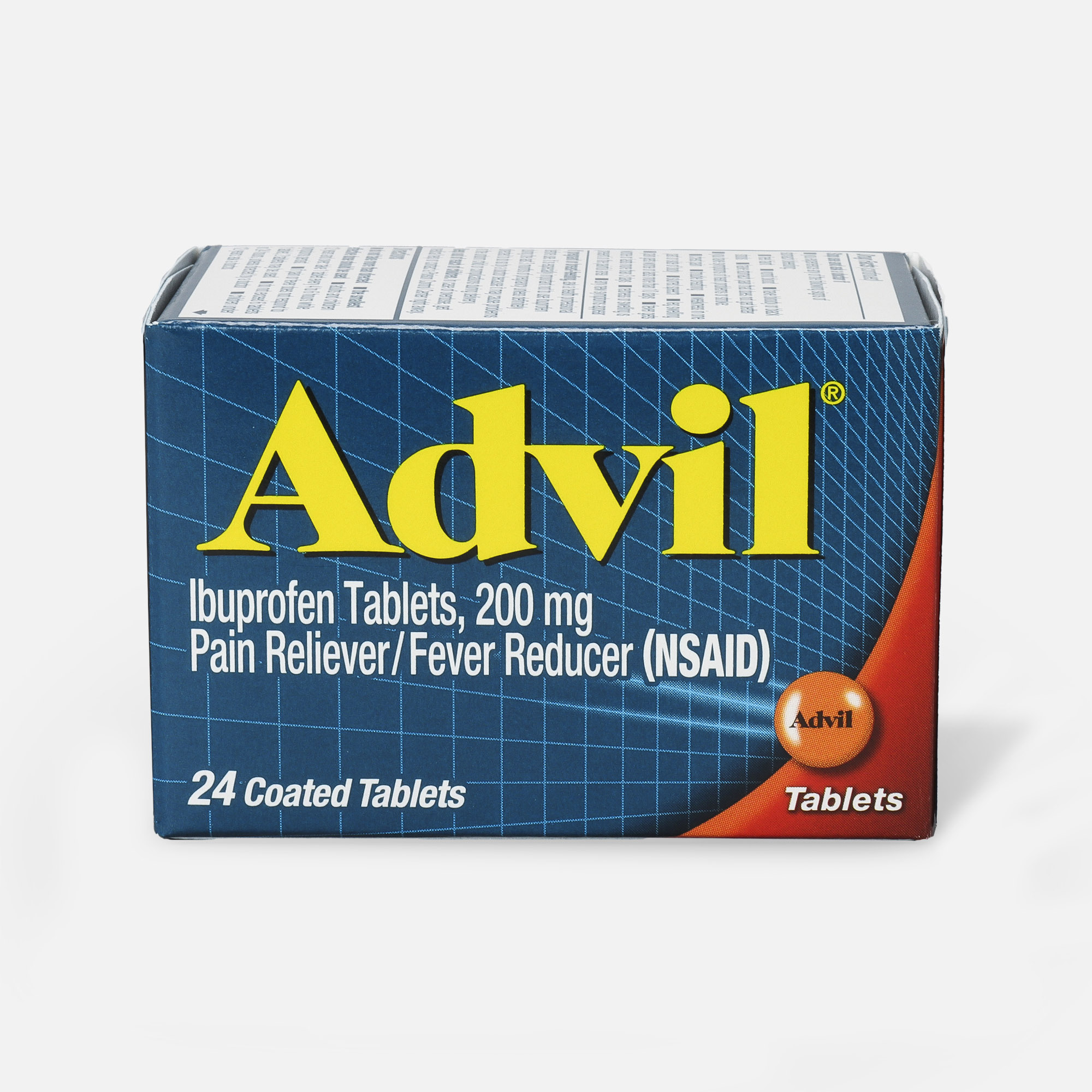 Advil Pain Reliever Fever Reducer Tablets, 100 ct.