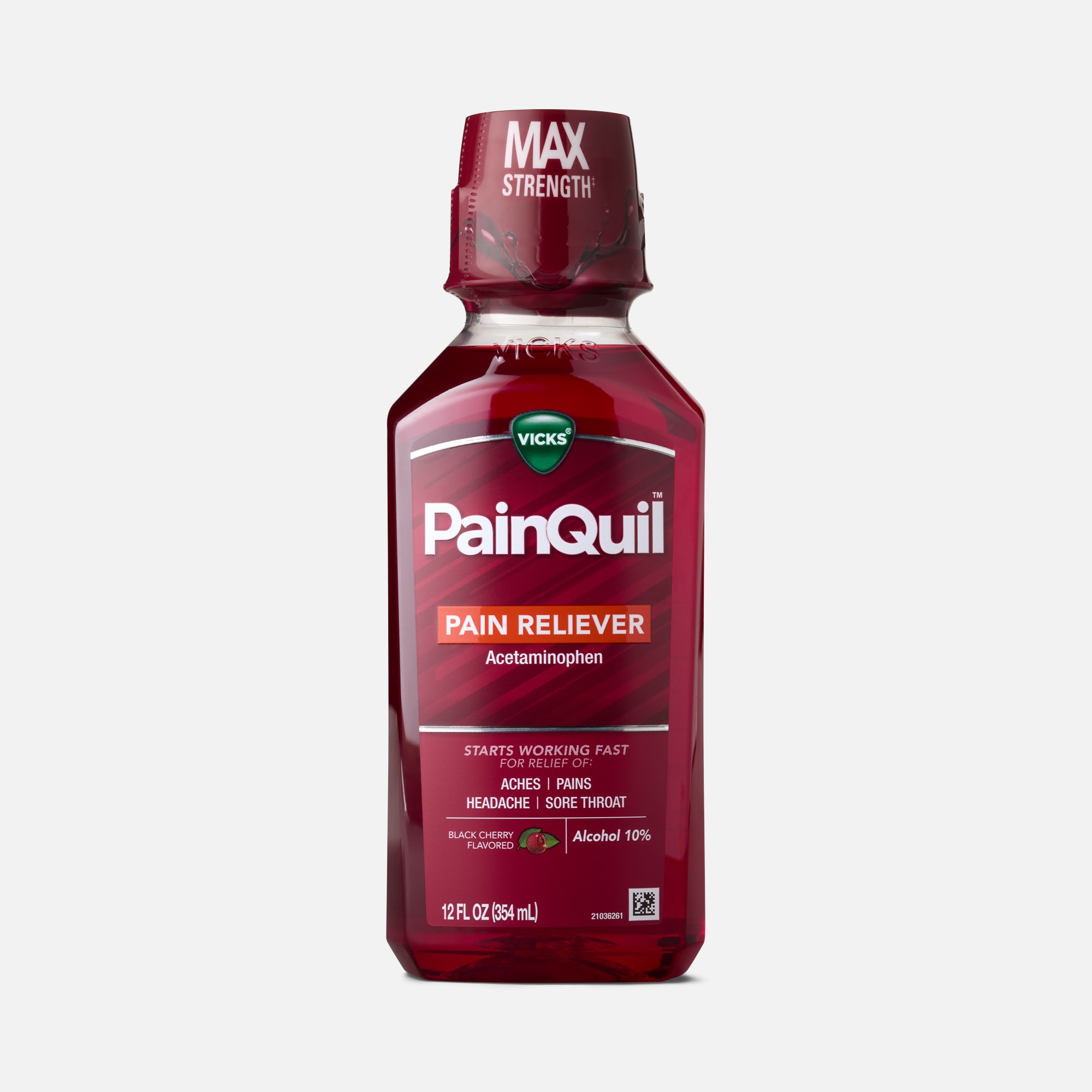 Vicks PainQuil Pain Relief Liquid, Black Cherry, 12 oz.