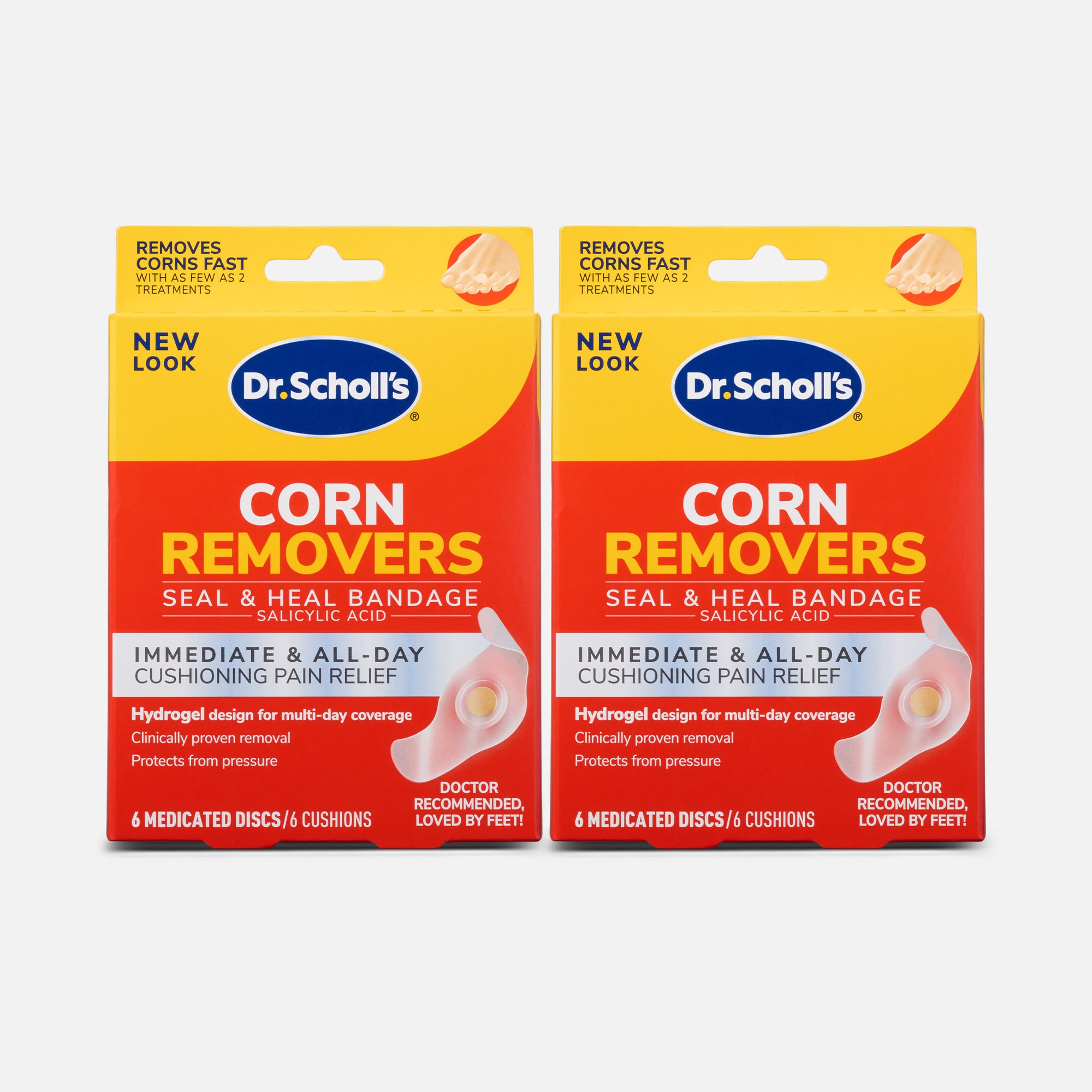 Dr. Scholl's Hydrogel Corn Removers With Seal And Heal Bandage, 6 ct.  (2-Pack)
