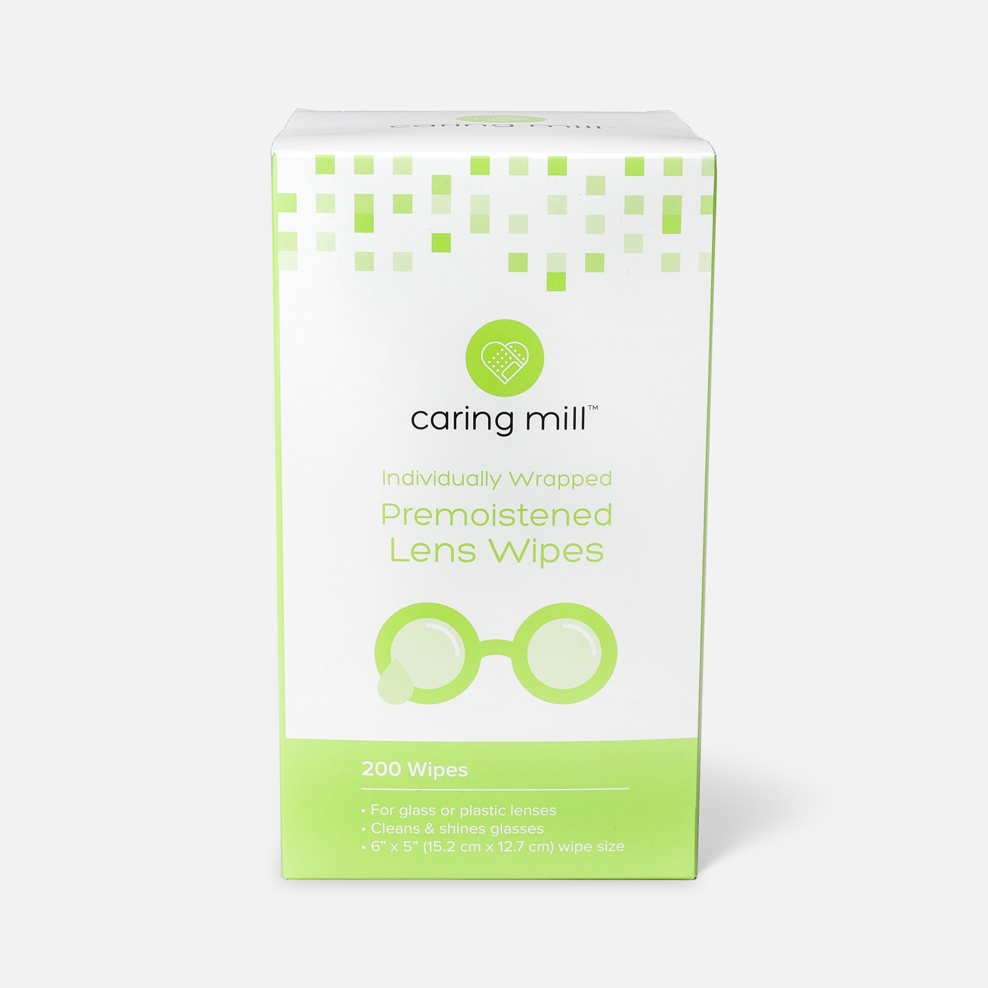 Caring Mill™ Premoistened Lens Wipes, 200 ct.