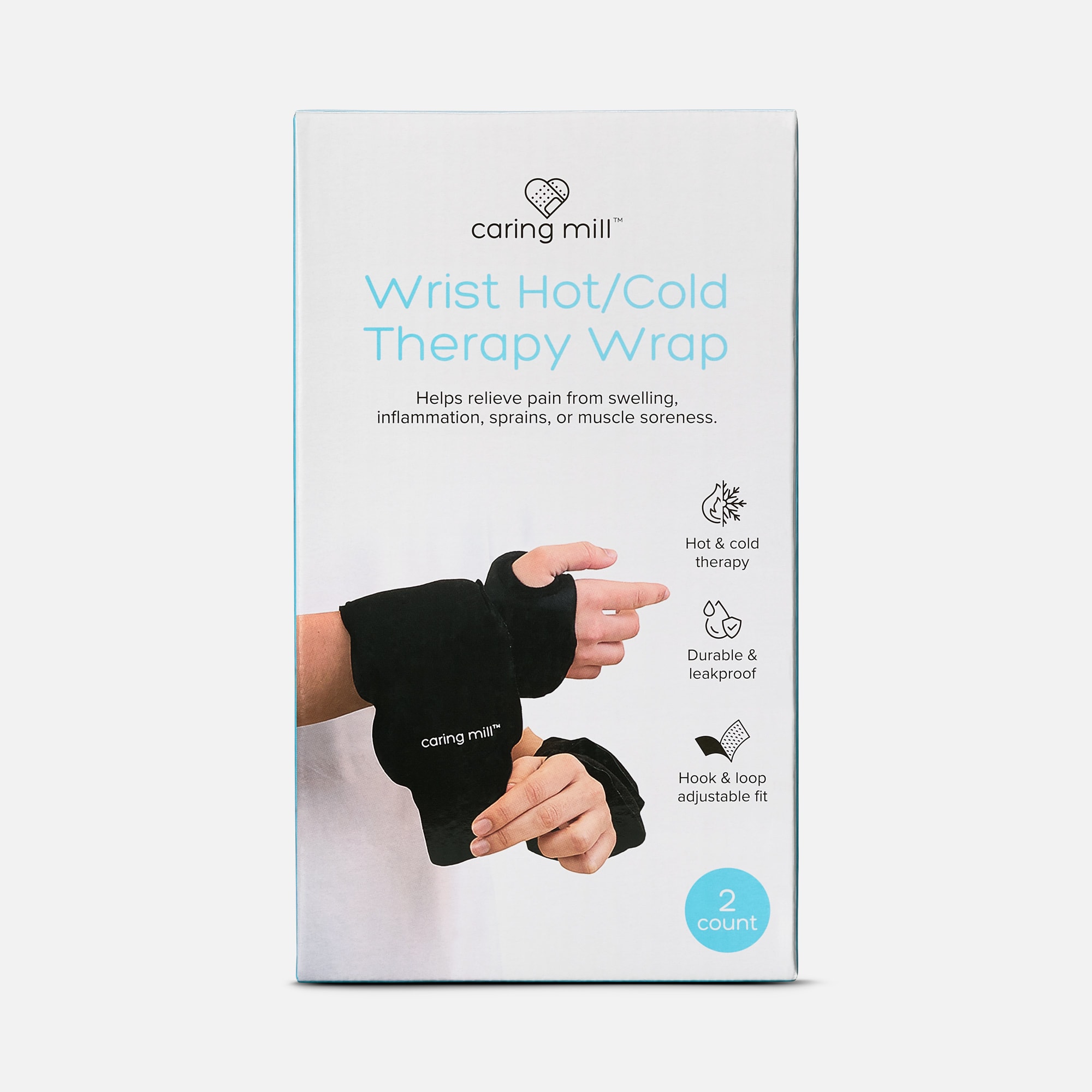 Caring Mill™ Ankle Hot/Cold Therapy Wrap, Set of 2