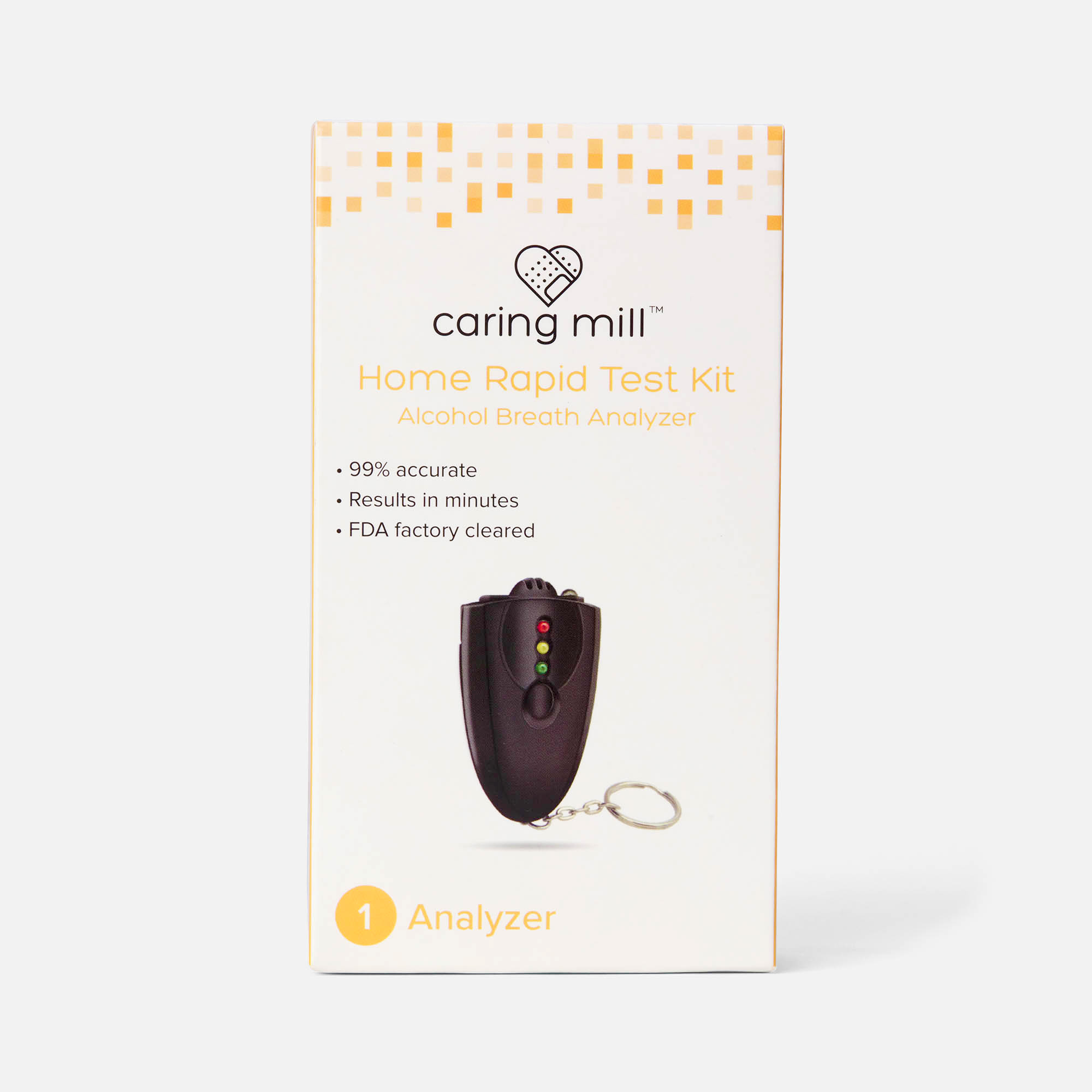 Caring Mill™ Alcohol Breath Analyzer Device