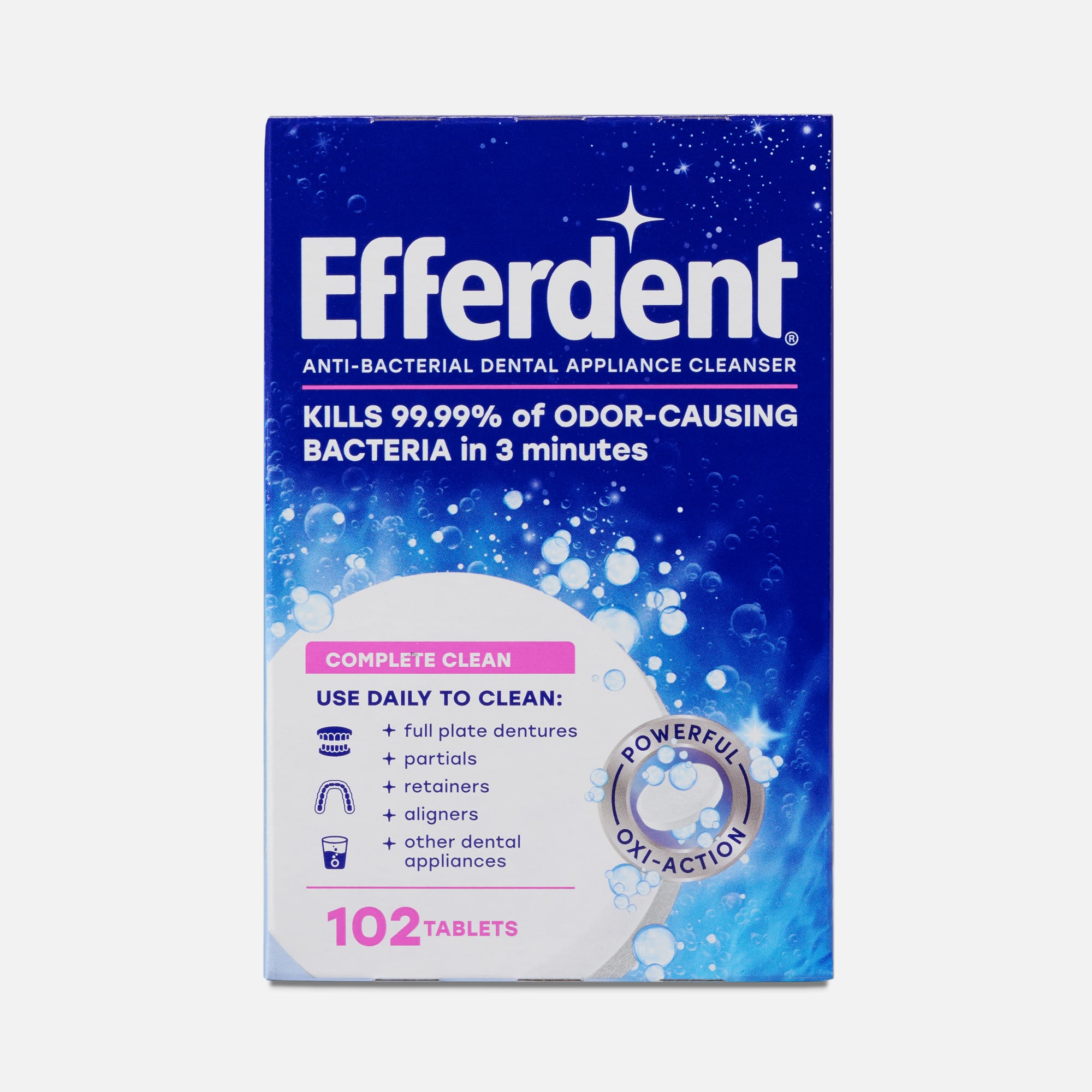 Efferdent Original, 102 ct.