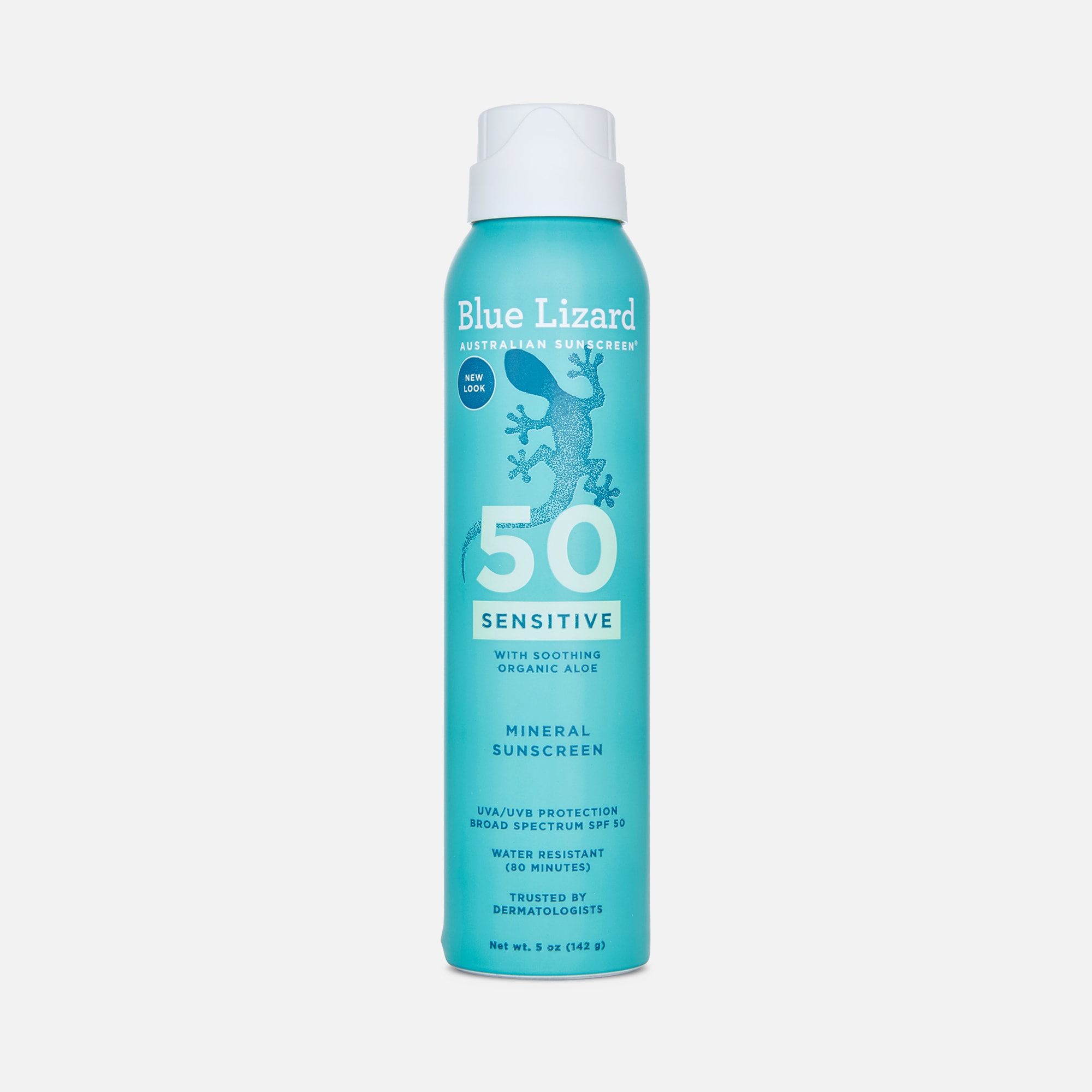 Blue Lizard  Sensitive Sunscreen SPF 50 Spray, 5 oz.
