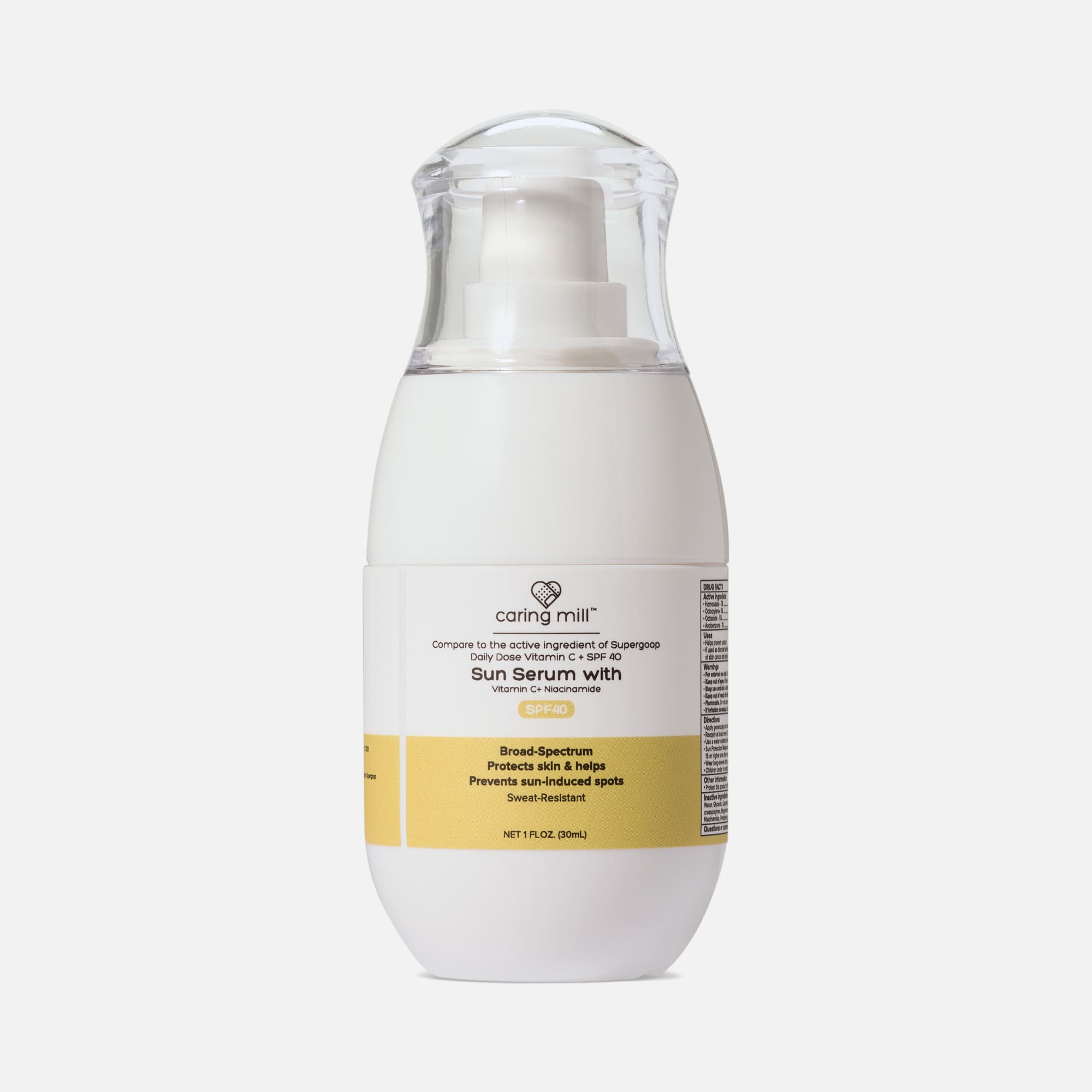 Caring Mill™ Sun Serum with Vitamin C, SPF 40, 1 oz
