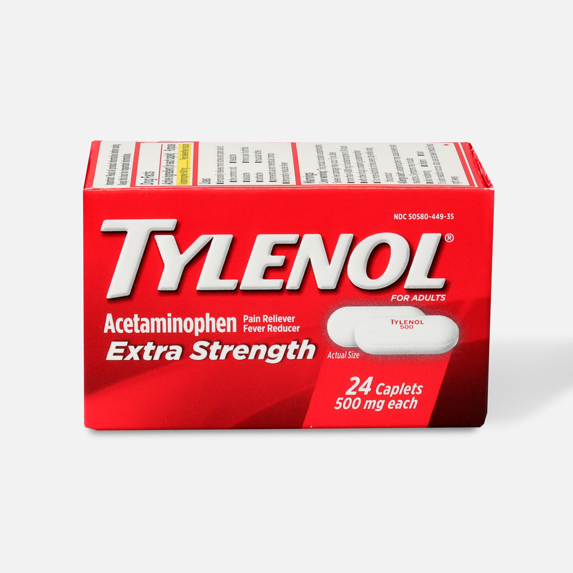 Tylenol Extra Strength Caplets, 225 ct.