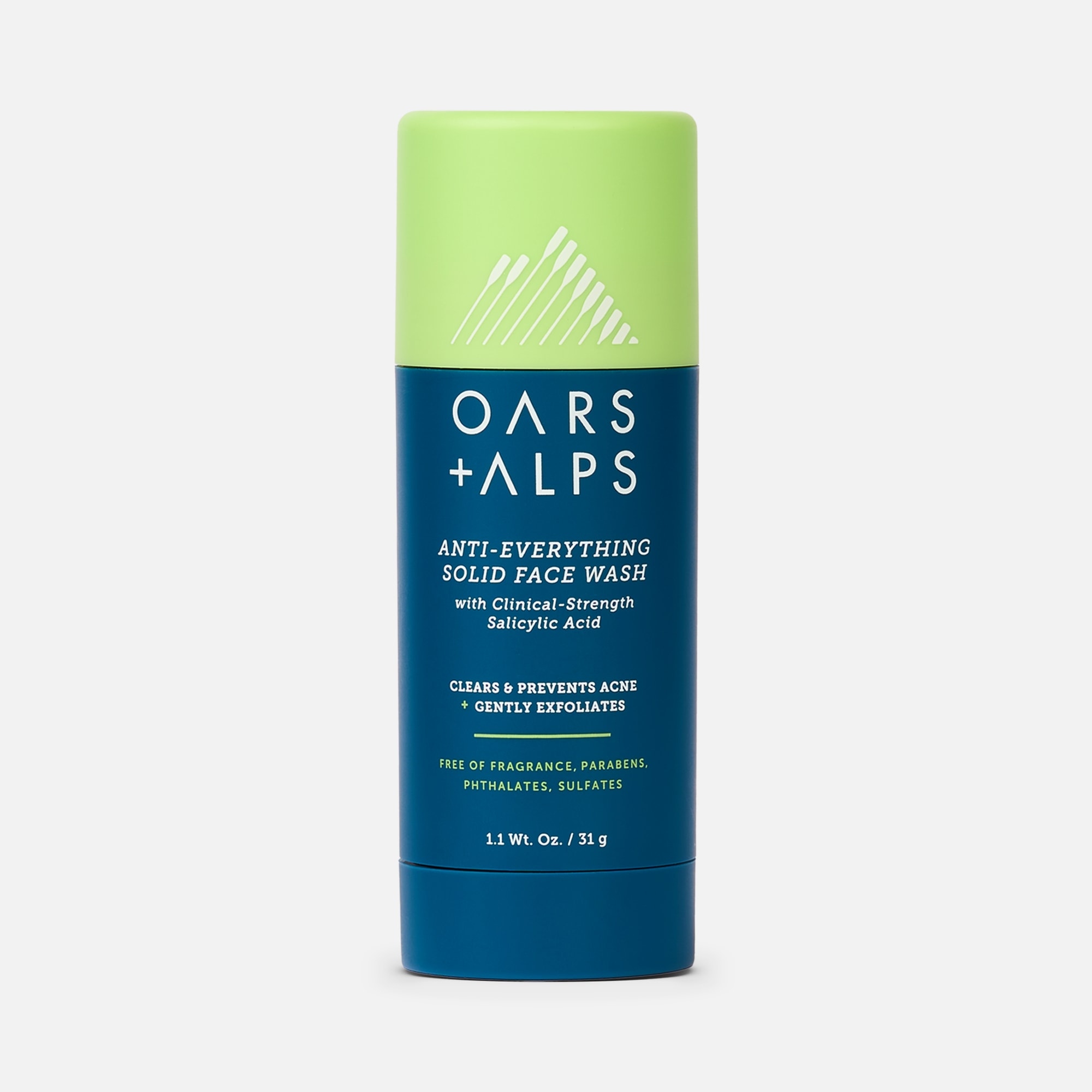 Oars + Alps Anti-Everything  Solid Face Wash, 1.1 oz.