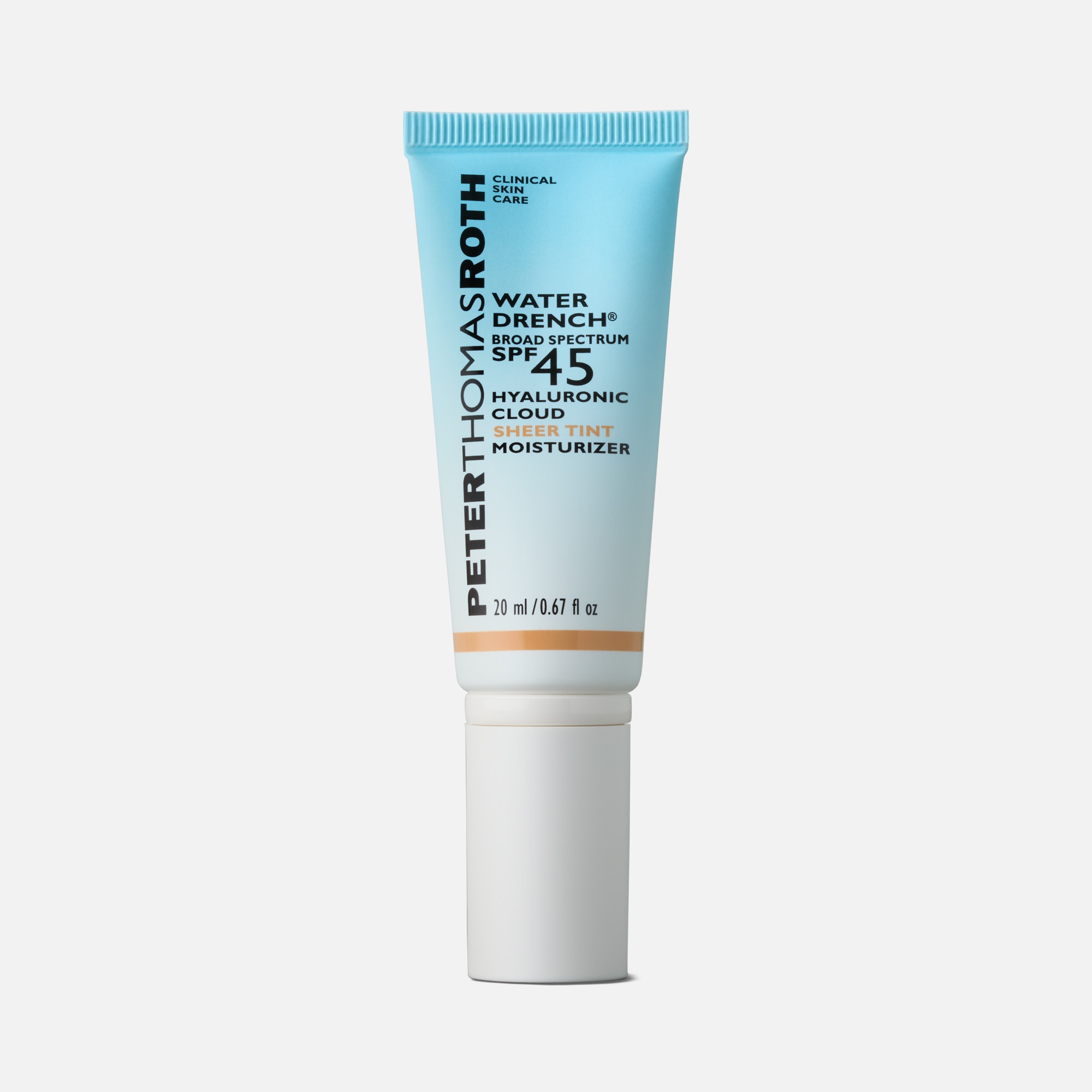Peter Thomas Roth Water Drench Broad Spectrum SPF 45 Hyaluronic Sheer Tint Moisturizer, 20 ml